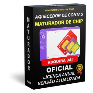 Maturador de Chip(Maturador Whatzapp) Lic.Anual + Vídeo Aula - Outros