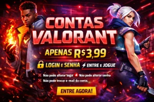Contas Valorant – Apenas R$ 3,99