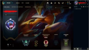 CONTA PLATINA 4 - League of Legends LOL