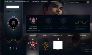 Conta GrãoMestre (700 PDL) SoloQ (59% Winrate) - League of Legends LOL