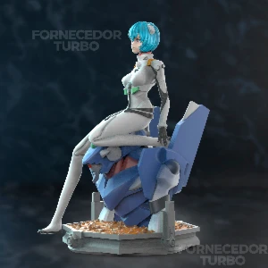 Rei - Evangelion 3D - Arquivo .Stl Para Impressão 3D - Outros