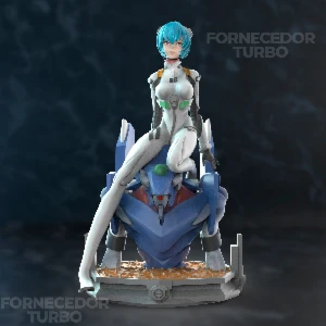 Rei - Evangelion 3D - Arquivo .Stl Para Impressão 3D - Outros