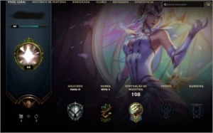 Conta LV44 (mais tenho ela a mais de 3 anos) - League of Legends LOL