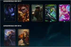 Conta LV44 (mais tenho ela a mais de 3 anos) - League of Legends LOL