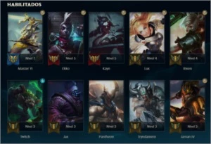 Conta LV44 (mais tenho ela a mais de 3 anos) - League of Legends LOL