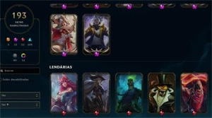 Conta de LOL Muitas Skins - League of Legends