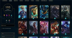 Conta de LOL Muitas Skins - League of Legends