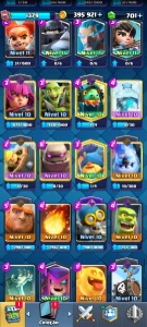 Conta Clash Royale 8k+ troféus | 6 evoluções | quase cole