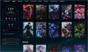 Conta G4 92% WIN RATE - League of Legends LOL