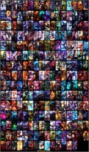 CONTA 365 SKINS + 11 CHROMAS + PLATV+ TODOS CHAMPS - League of Legends LOL