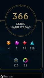 CONTA 365 SKINS + 11 CHROMAS + PLATV+ TODOS CHAMPS - League of Legends LOL