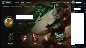 Conta platina 5 - League of Legends LOL