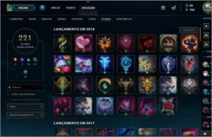 CONTA LOL DESDE 2014  - PLATINA 5 - 101 SKINS - LEVEL 90 - League of Legends