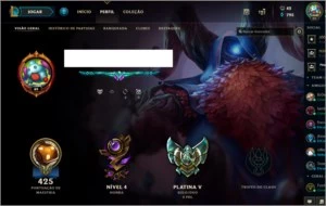 CONTA LOL DESDE 2014  - PLATINA 5 - 101 SKINS - LEVEL 90 - League of Legends