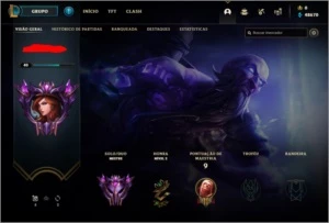 CONTA LOL MESTRE MMR ALTO - League of Legends