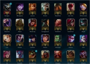 Conta platina 5  Varios campeões mmr alto - League of Legends LOL