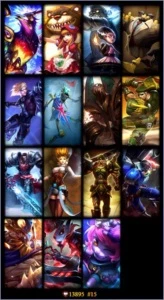 Conta platina 5  Varios campeões mmr alto - League of Legends LOL