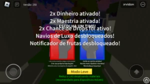 “Conta Blox Fruits Completa Com Várias Frutas Permanentes!” - Roblox