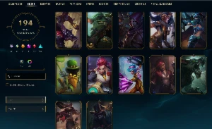 Conta De Lol Ex Mestre Com 194 Skins - League of Legends