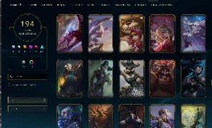 Conta De Lol Ex Mestre Com 194 Skins - League of Legends