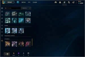 LEAGUE OF LEGENDS - LOL - CONTA PRATA 1 62 SKINS