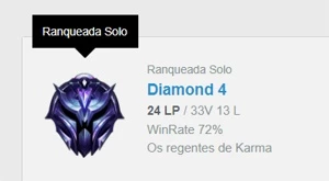 conta de lol diamante 4 com mmr de mestre - League of Legends
