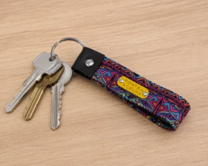 Chaveiro Artesanal de Tecido - Artesanato e Personalizados