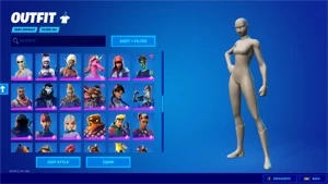 conta fortnite full stacked 200+ skins + salve o mundo