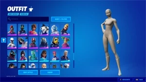 conta fortnite full stacked 200+ skins + salve o mundo