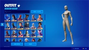 conta fortnite full stacked 200+ skins + salve o mundo