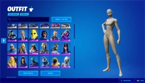 conta fortnite full stacked 200+ skins + salve o mundo