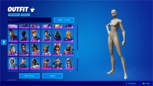 conta fortnite full stacked 200+ skins + salve o mundo