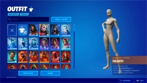 conta fortnite full stacked 200+ skins + salve o mundo