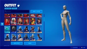 conta fortnite full stacked 200+ skins + salve o mundo