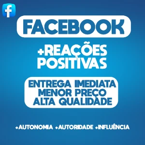 ⭐ Melhor Preço ⭐ Reações Positivas - Facebook - Redes Sociais