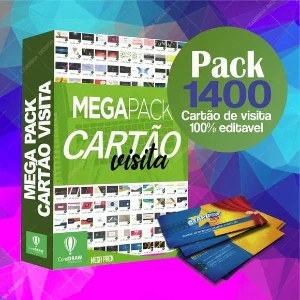 Pack Cartão De Visitas Coreldrawn