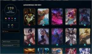 MUITAS SKINS, FULL ACESSO, 114champs - League of Legends LOL