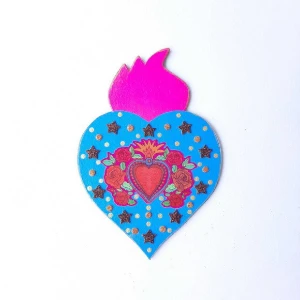 Enfeite de Parede Divino Azul - Artesanato e Personalizados