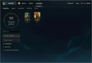 Conta league of Legends LOL