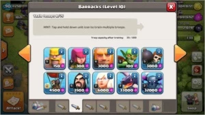 Nvl 90; CV 9; Troca de nome; 1111 Gemas; 4 Construtores; etc - Clash of Clans