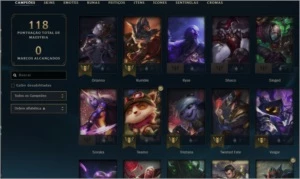 Conta LOL Prata level 48 - League of Legends