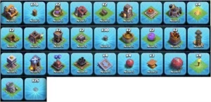 Vila Clash of Clans CV10 com Base do Construtor CV5