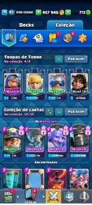 Conta Clash Royale > 10K De Troféus + 713 gemas