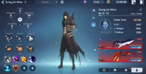 V>Conta Solo Leveling: Arise Level 75 + 71K Núcleos Mágicos - Outros