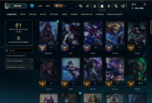 Conta Mestre com 65 Champs e 15 Skins ( 91 PDL ) - League of Legends LOL