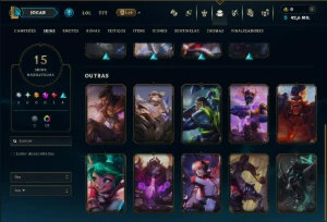 Conta Mestre com 65 Champs e 15 Skins ( 91 PDL ) - League of Legends LOL