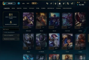 Conta Mestre com 65 Champs e 15 Skins ( 91 PDL ) - League of Legends LOL