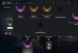 Conta Mestre com 65 Champs e 15 Skins ( 91 PDL ) - League of Legends LOL