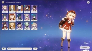 Genshin Impact - 4 5* Klee+Qiqi+Mona+Jean Ar26