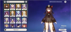 Hutao+Albedo+Jean AR42 sem Login - Genshin Impact